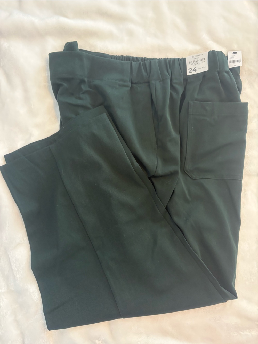 Lane Bryant Dark Green Straight Leg Pants